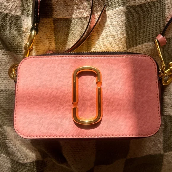 Marc Jacobs Pink The Snapshot Crossbody Bag